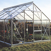 serre de jardin en verre trempe 3mm - 10m2 - acd